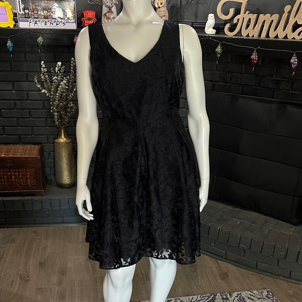 Rebel Wilson for Torrid Black Lace Dress